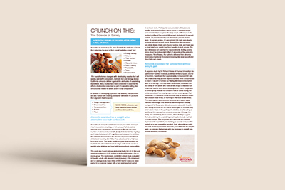 Almond Nutrition (Food Professional Tools) - PDF